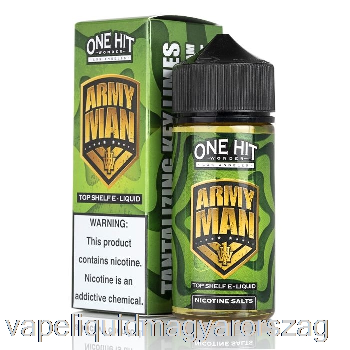 Army Man - One Hit Wonder - 100ml 0mg Vape E Cigi